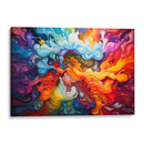 Guerra Del Color II - Obed Pereyra | Cuadro decorativo de Canvas Lab