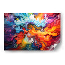 Guerra Del Color II - Obed Pereyra | Cuadro decorativo de Canvas Lab