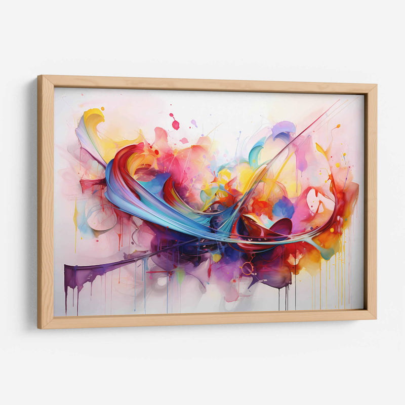 Derrame De Color - Obed Pereyra | Cuadro decorativo de Canvas Lab