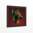 Mexican Xolo bust - PostmodernstudioMX | Cuadro decorativo de Canvas Lab
