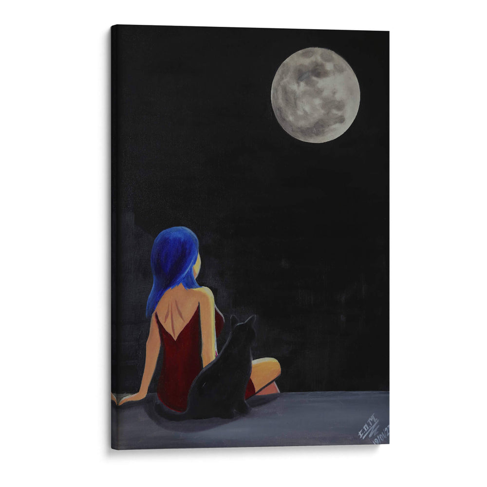 LA REINA DE LA NOCHE - Kmiloropeza | Cuadro decorativo de Canvas Lab