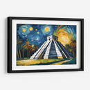 Chichen Itza estilo Van Gogh - Mavel Per | Cuadro decorativo de Canvas Lab