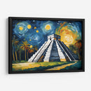 Chichen Itza estilo Van Gogh - Mavel Per | Cuadro decorativo de Canvas Lab