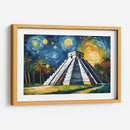 Chichen Itza estilo Van Gogh - Mavel Per | Cuadro decorativo de Canvas Lab