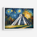 Chichen Itza estilo Van Gogh - Mavel Per | Cuadro decorativo de Canvas Lab