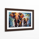 Los Elefantes - Dominico Zafri | Cuadro decorativo de Canvas Lab