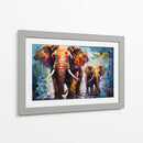 Los Elefantes - Dominico Zafri | Cuadro decorativo de Canvas Lab