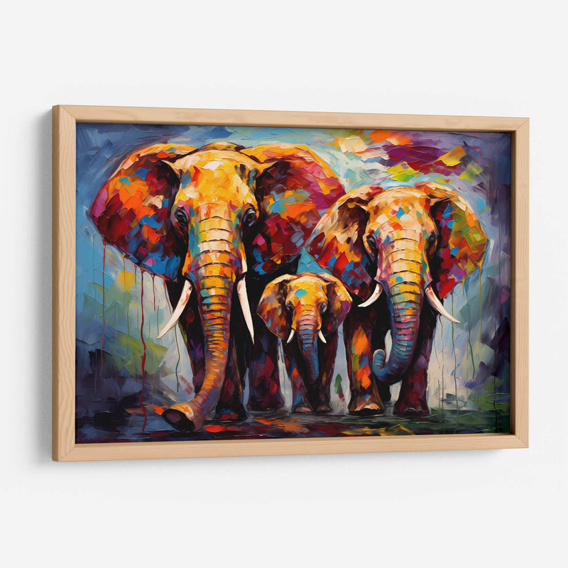 Los Elefantes II - Dominico Zafri | Cuadro decorativo de Canvas Lab