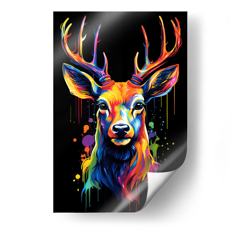 Venado - Dominico Zafri | Cuadro decorativo de Canvas Lab