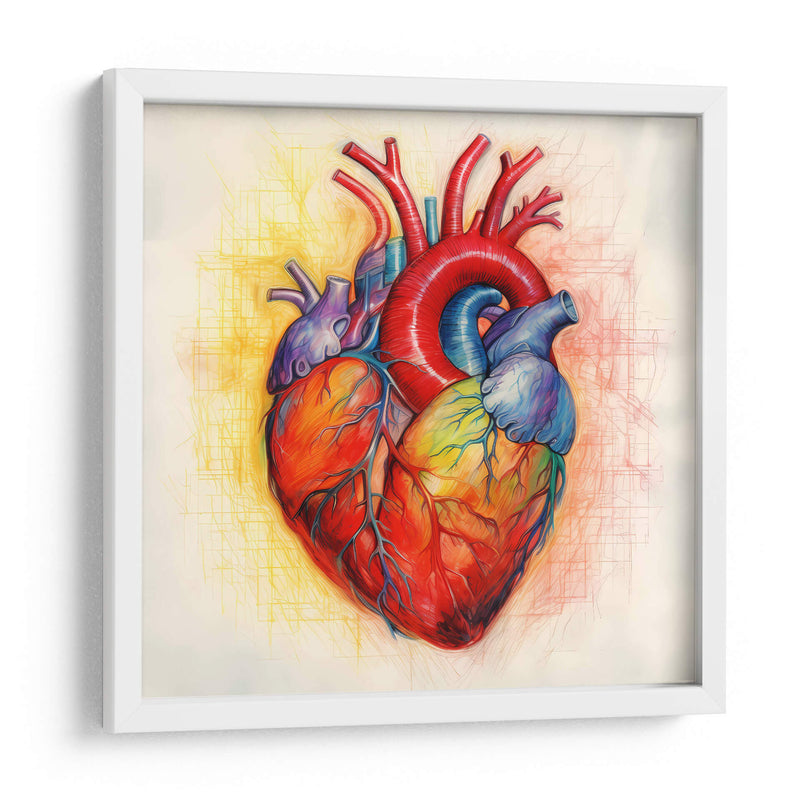 Sketch Del Corazon - Dominico Zafri | Cuadro decorativo de Canvas Lab