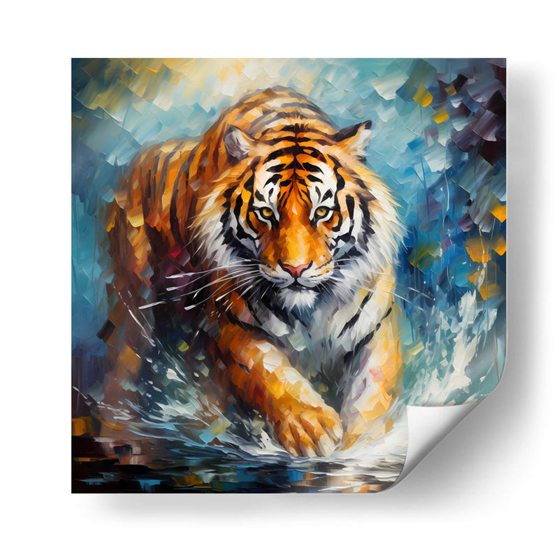 Tigre II - Dominico Zafri | Cuadro decorativo de Canvas Lab