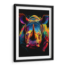 Rinoceronte - Dominico Zafri | Cuadro decorativo de Canvas Lab