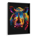 Rinoceronte - Dominico Zafri | Cuadro decorativo de Canvas Lab