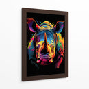 Rinoceronte - Dominico Zafri | Cuadro decorativo de Canvas Lab