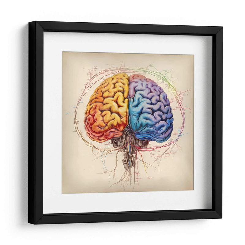 Sketch Del Cerebro - Dominico Zafri | Cuadro decorativo de Canvas Lab