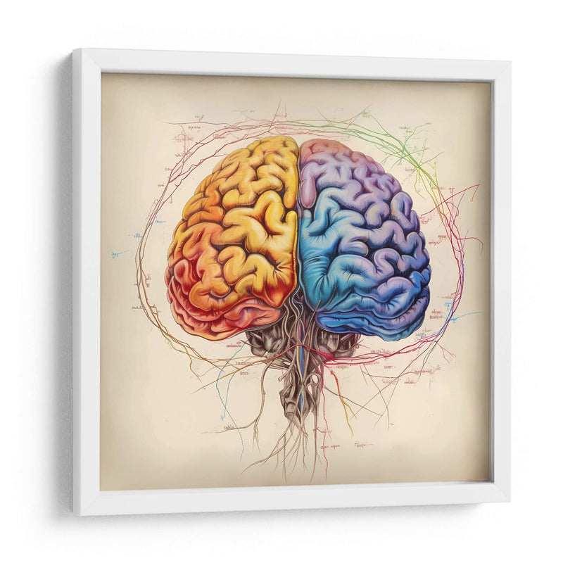 Sketch Del Cerebro - Dominico Zafri | Cuadro decorativo de Canvas Lab