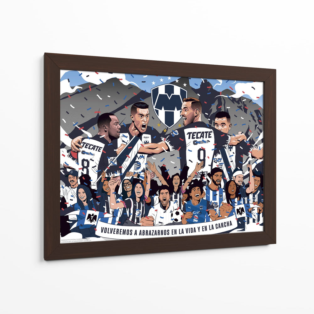 Volveremos a abrazarnos - Rayados | Cuadro decorativo de Canvas Lab