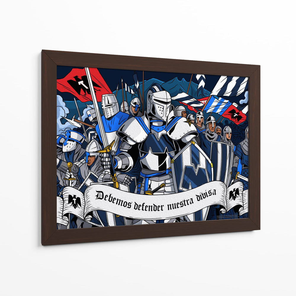 Defender nuestra divisa - Rayados | Cuadro decorativo de Canvas Lab