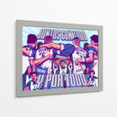 Juntos con todo y por todo - Rayados | Cuadro decorativo de Canvas Lab