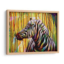 Zebra de colores | Cuadro decorativo de Canvas Lab