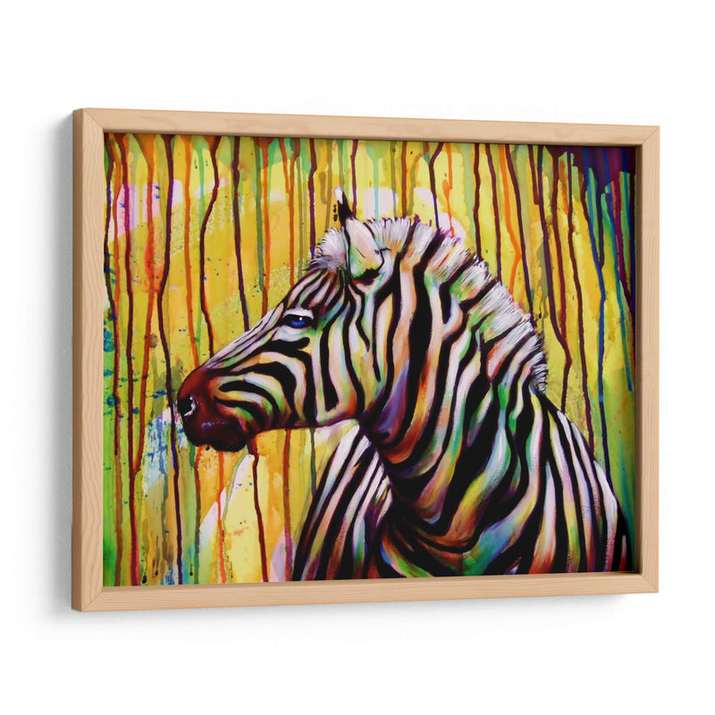Zebra de colores | Cuadro decorativo de Canvas Lab