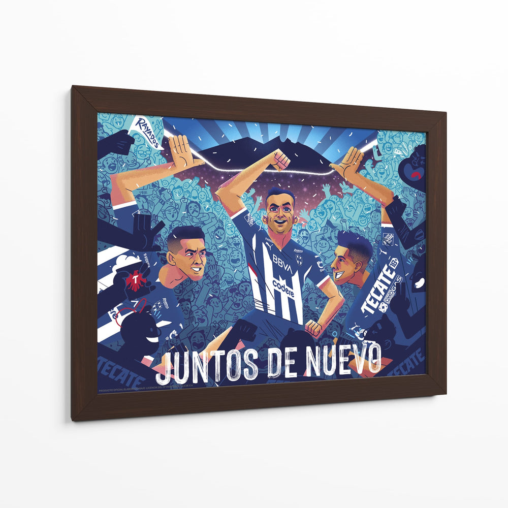 Juntos de nuevo - Rayados | Cuadro decorativo de Canvas Lab