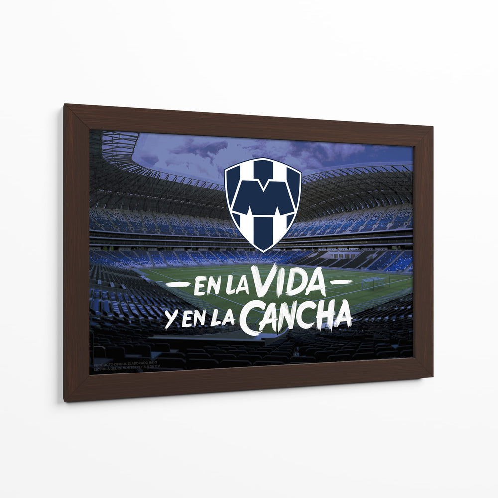 Estadio en la vida y en la cancha - Rayados | Cuadro decorativo de Canvas Lab