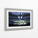 Estadio en la vida y en la cancha - Rayados | Cuadro decorativo de Canvas Lab