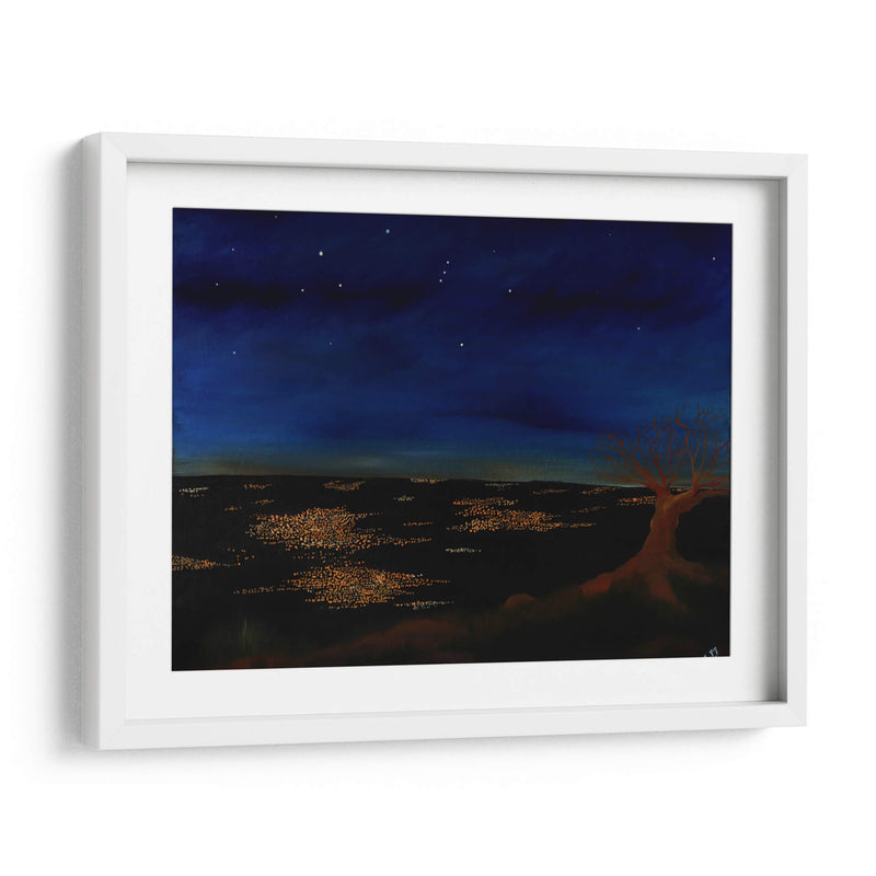 PAISAJE DE NOCHE - Kmiloropeza | Cuadro decorativo de Canvas Lab