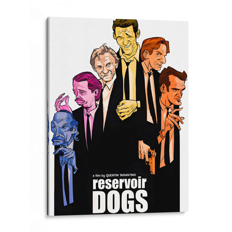 Caricatura de la película Perros de Reserva  - Paltik Arte Digital | Cuadro decorativo de Canvas Lab