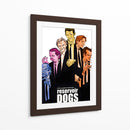 Caricatura de la película Perros de Reserva  - Paltik Arte Digital | Cuadro decorativo de Canvas Lab