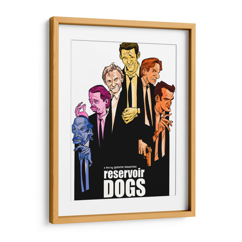 Caricatura de la película Perros de Reserva  - Paltik Arte Digital | Cuadro decorativo de Canvas Lab