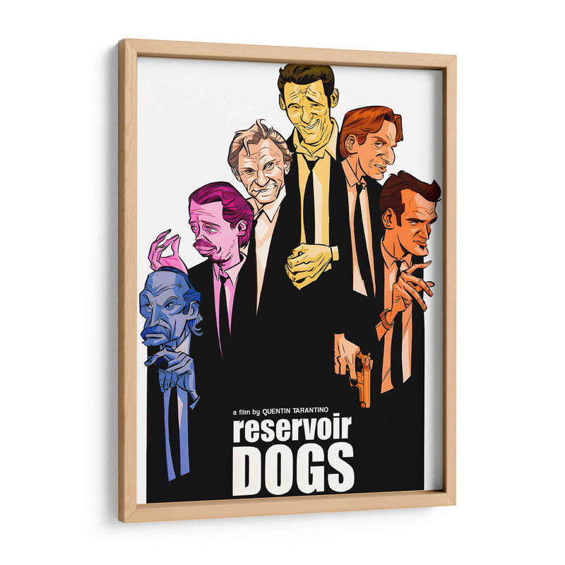 Caricatura de la película Perros de Reserva  - Paltik Arte Digital | Cuadro decorativo de Canvas Lab