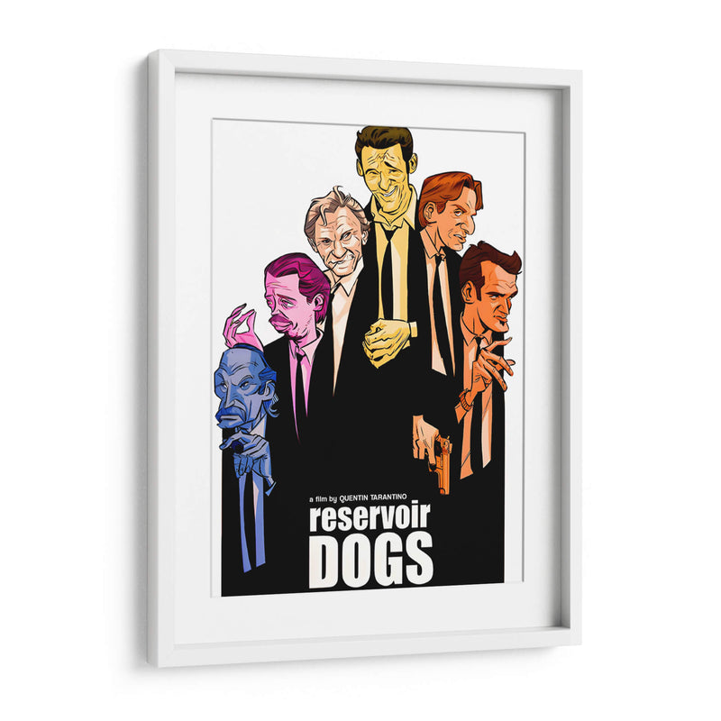 Caricatura de la película Perros de Reserva  - Paltik Arte Digital | Cuadro decorativo de Canvas Lab