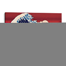 La Gran Ola Cielo Rojo - Mavel Per | Cuadro decorativo de Canvas Lab