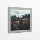 Extraterrestre - The Unlikely Astronaut | Cuadro decorativo de Canvas Lab