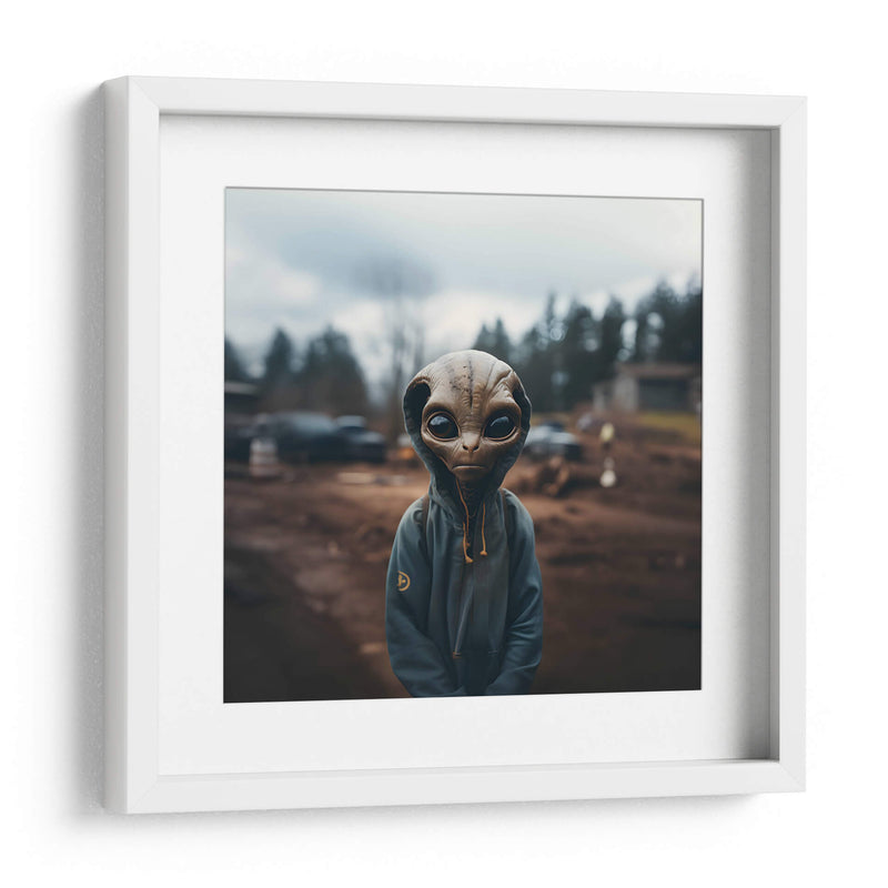 Extraterrestre - The Unlikely Astronaut | Cuadro decorativo de Canvas Lab