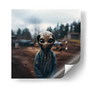 Extraterrestre - The Unlikely Astronaut | Cuadro decorativo de Canvas Lab