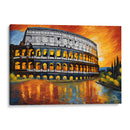 Coliseo Romano al estilo Vicent Van Gogh - Mavel Per | Cuadro decorativo de Canvas Lab