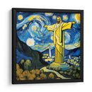 Cristo Redentor al estilo Vicent Van Gogh - Mavel Per | Cuadro decorativo de Canvas Lab