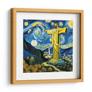 Cristo Redentor al estilo Vicent Van Gogh - Mavel Per | Cuadro decorativo de Canvas Lab