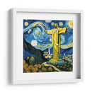 Cristo Redentor al estilo Vicent Van Gogh - Mavel Per | Cuadro decorativo de Canvas Lab