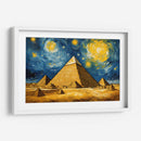 La Gran Pirámide de Guiza al estilo de Vicent Van Gogh - Mavel Per | Cuadro decorativo de Canvas Lab