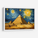 La Gran Pirámide de Guiza al estilo de Vicent Van Gogh - Mavel Per | Cuadro decorativo de Canvas Lab