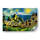 Machu Picchu al estilo Vicent Van Gogh - Mavel Per | Cuadro decorativo de Canvas Lab