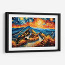 La Muralla China al estilo Vicent Van Gogh - Mavel Per | Cuadro decorativo de Canvas Lab