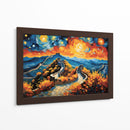La Muralla China al estilo Vicent Van Gogh - Mavel Per | Cuadro decorativo de Canvas Lab