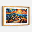 La Muralla China al estilo Vicent Van Gogh - Mavel Per | Cuadro decorativo de Canvas Lab