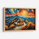 La Muralla China al estilo Vicent Van Gogh - Mavel Per | Cuadro decorativo de Canvas Lab