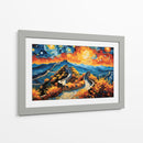 La Muralla China al estilo Vicent Van Gogh - Mavel Per | Cuadro decorativo de Canvas Lab
